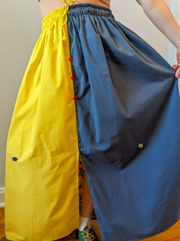 Pama Elastic Waist Long Skirt - Image 2