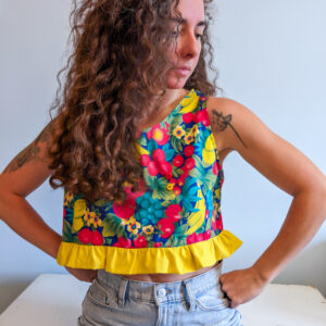 Ruffle Crop Top 07