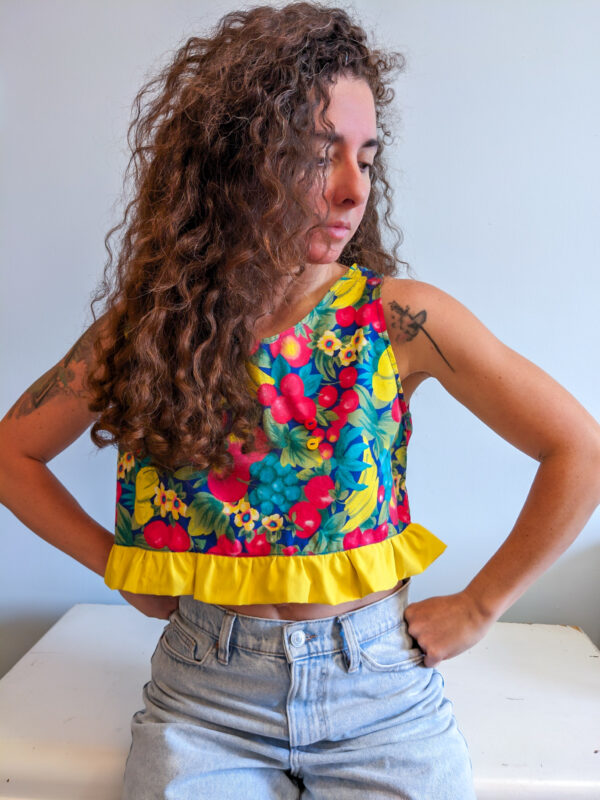 Ruffle Crop Top 07
