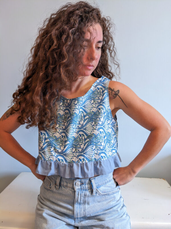 Ruffle Crop Top 05