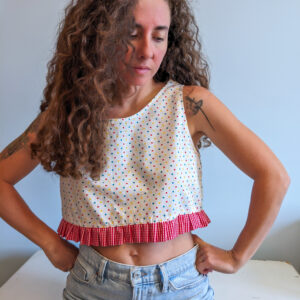 Ruffle Crop Top 04
