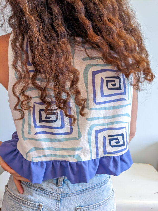 Ruffle Crop Top 03 - Image 2