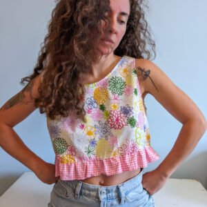 Ruffle Crop Top 02