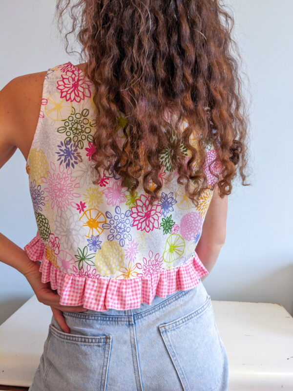Ruffle Crop Top 02 - Image 2