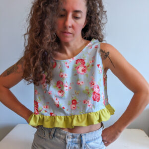 Ruffle Crop Top 01