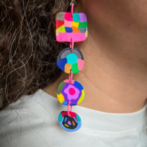 Color Squares Earrings