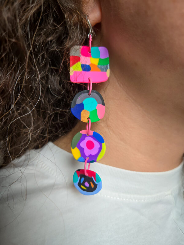 Color Squares Earrings