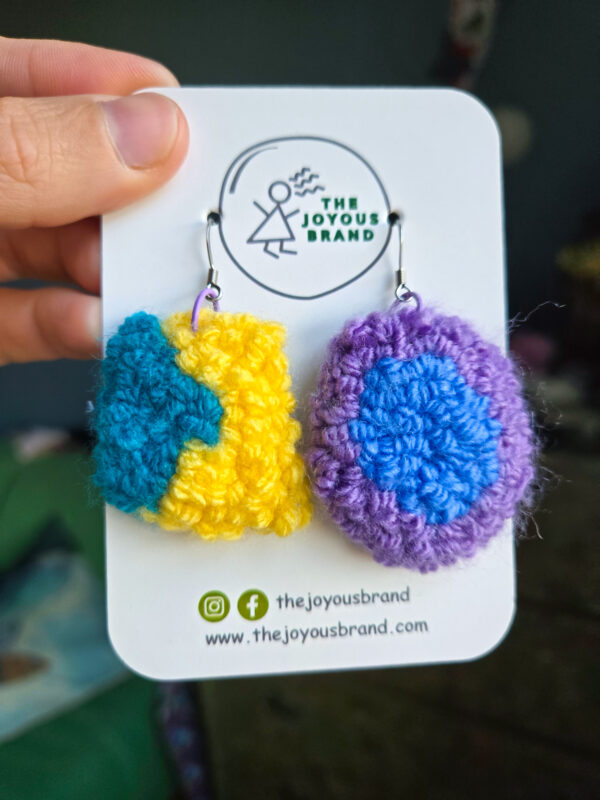 Yela Punch Needle Earrings