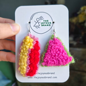 Pila Punch Needle Earrings