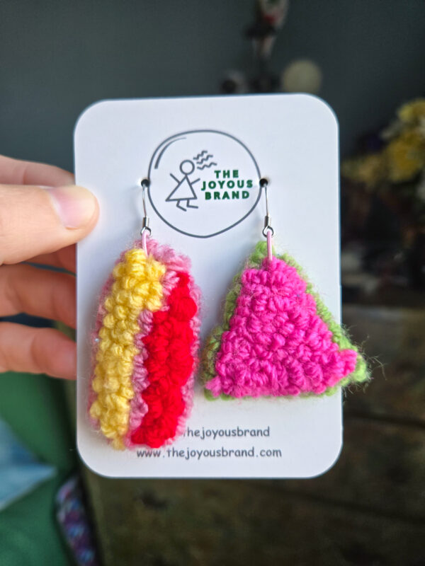 Pila Punch Needle Earrings