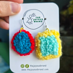 Loom Punch Needle Earrings