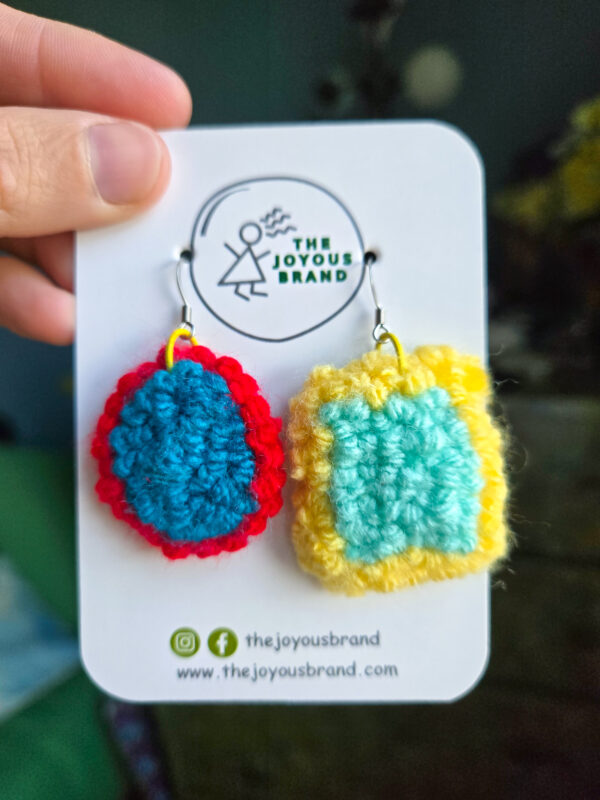 Loom Punch Needle Earrings