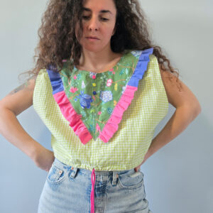 Kali Sleeveless Ruffle Top