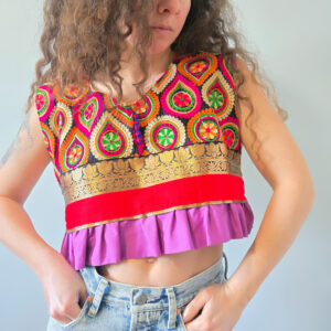 Flora Reworked Embroidered Top