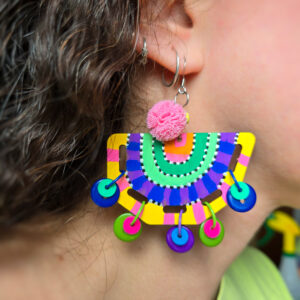 Cha Cha Wooden Earrings