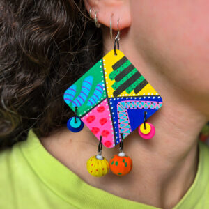 Gea Wooden Earrings