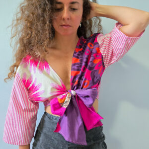 Mandala Front Tie Top