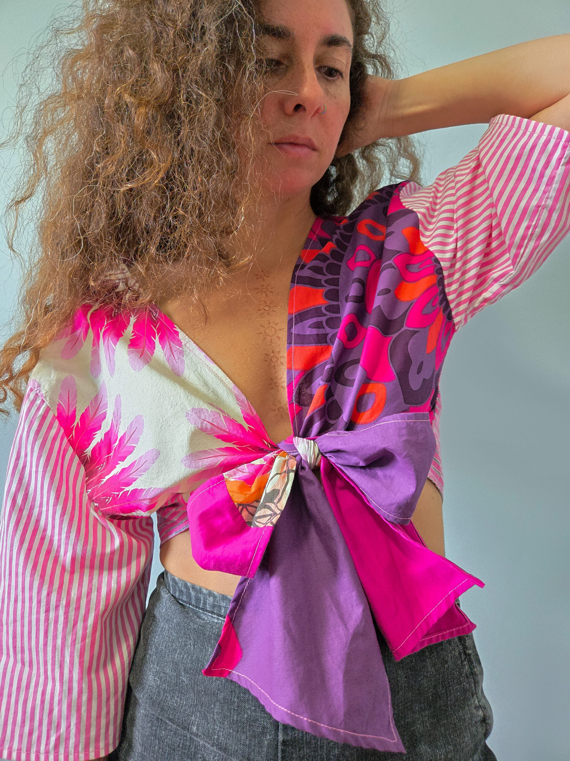 Mandala Front Tie Top - Image 4