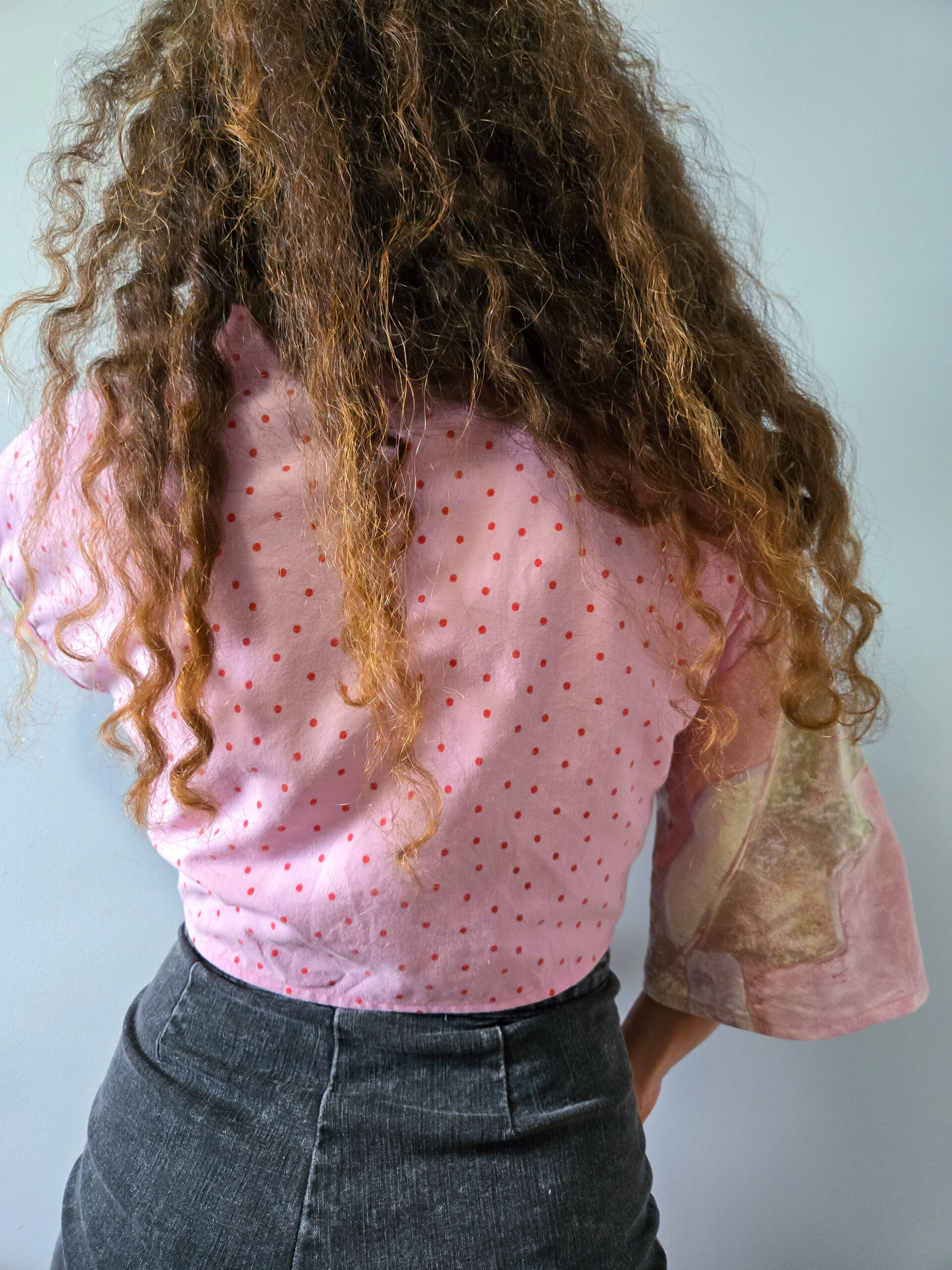 Pastel Front Tie Top - Image 3