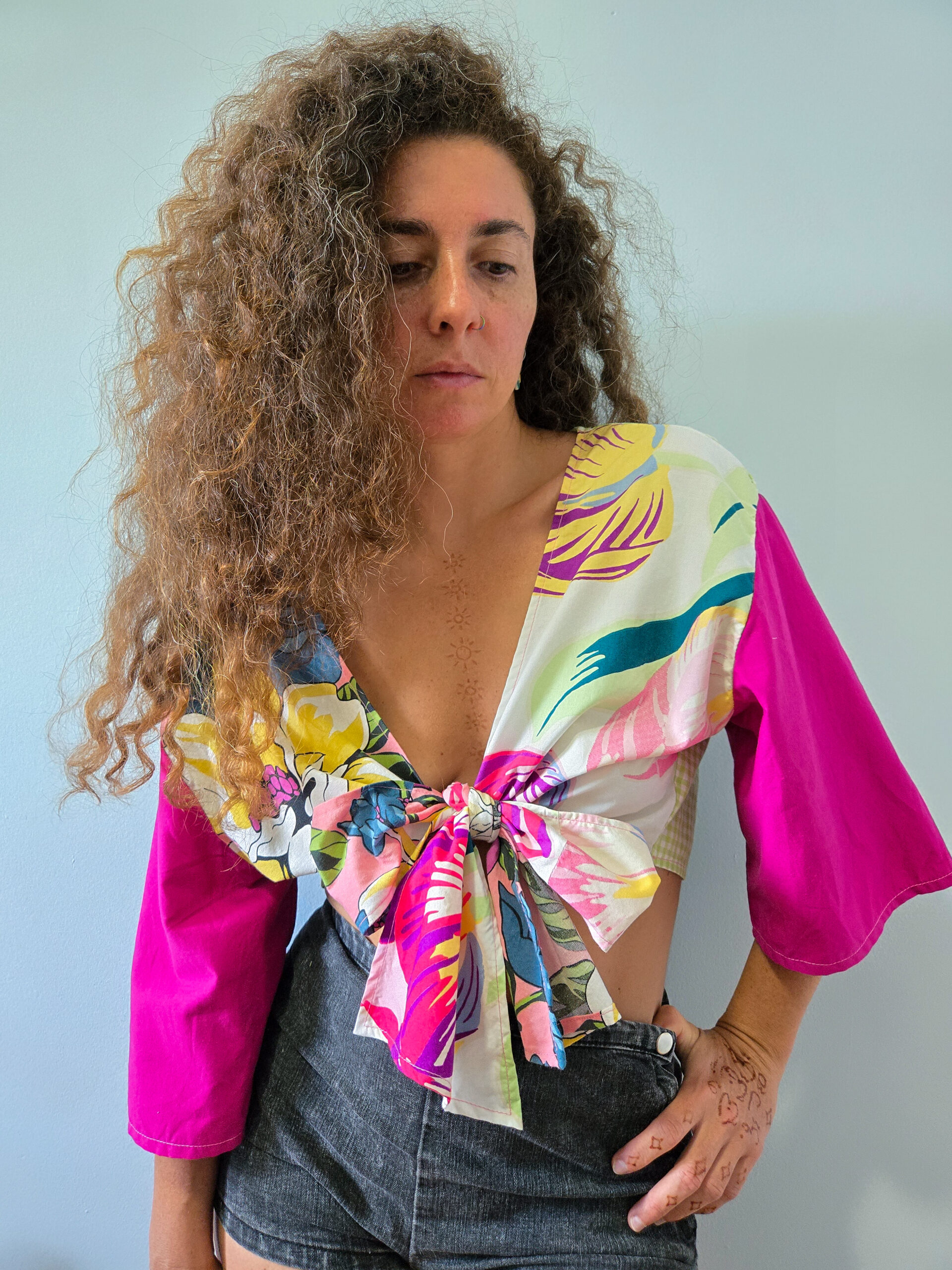 Bloom Front Tie Top - Image 5