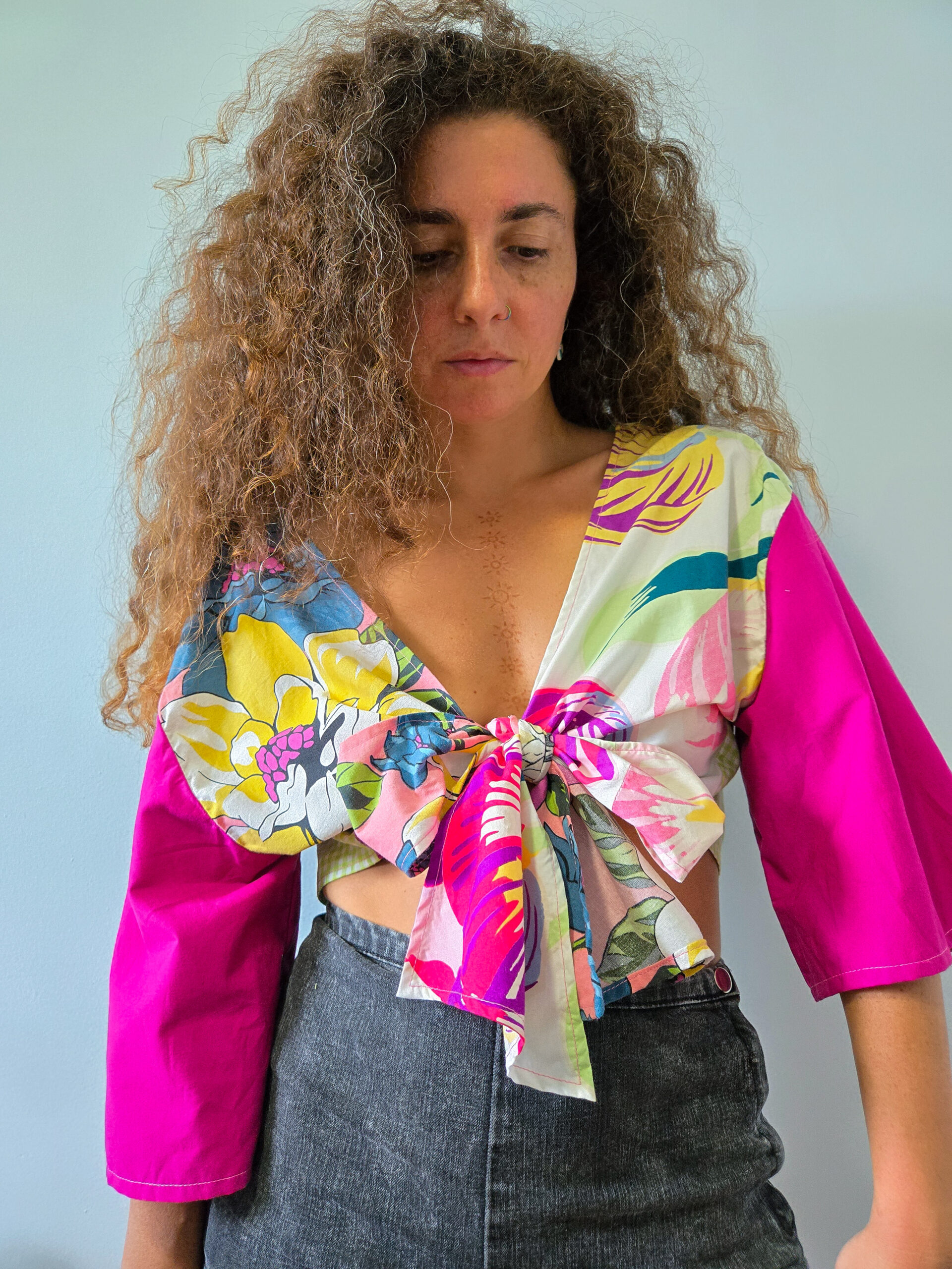 Bloom Front Tie Top