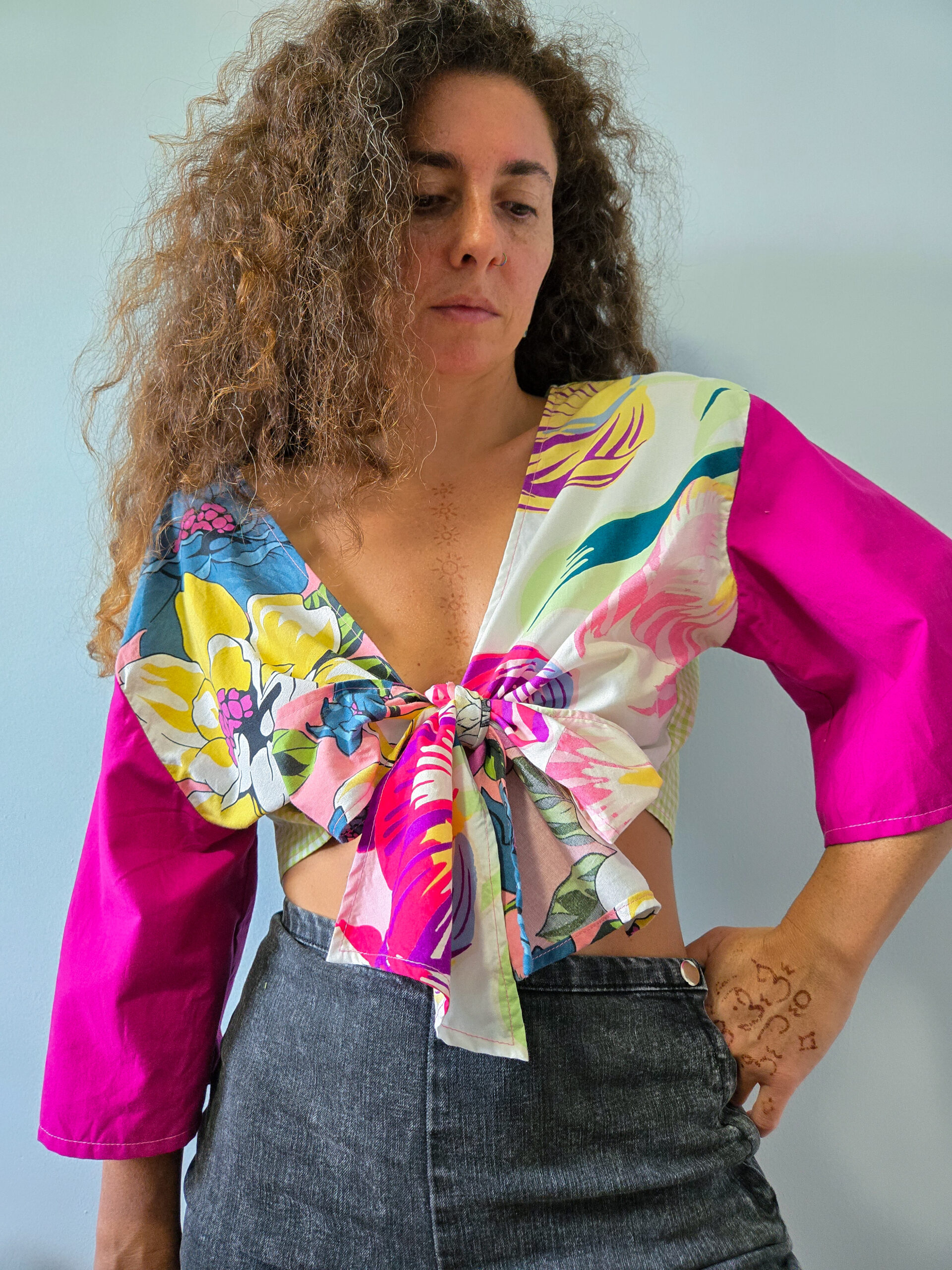 Bloom Front Tie Top - Image 2