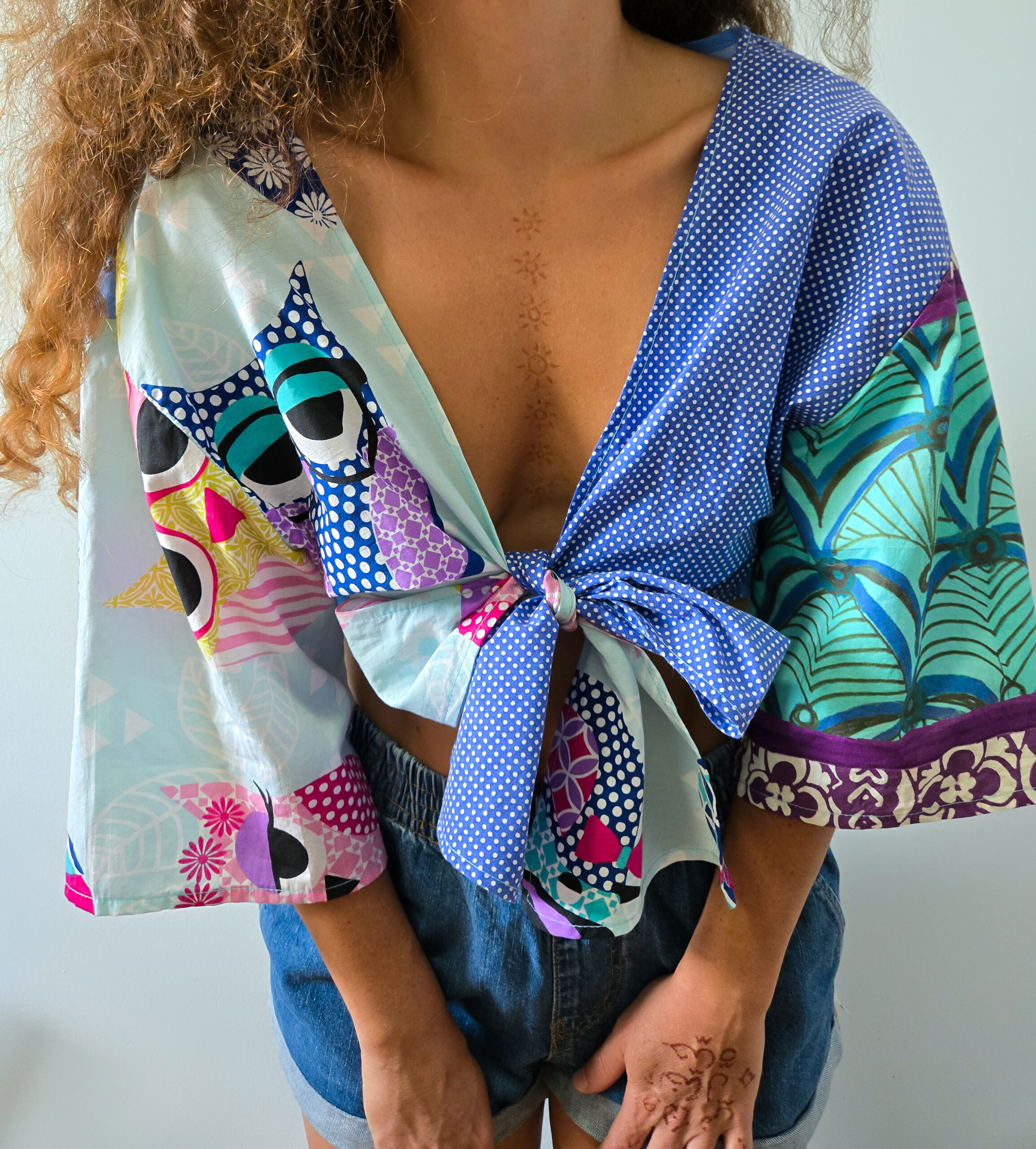 Owl Front Tie Top - Image 6