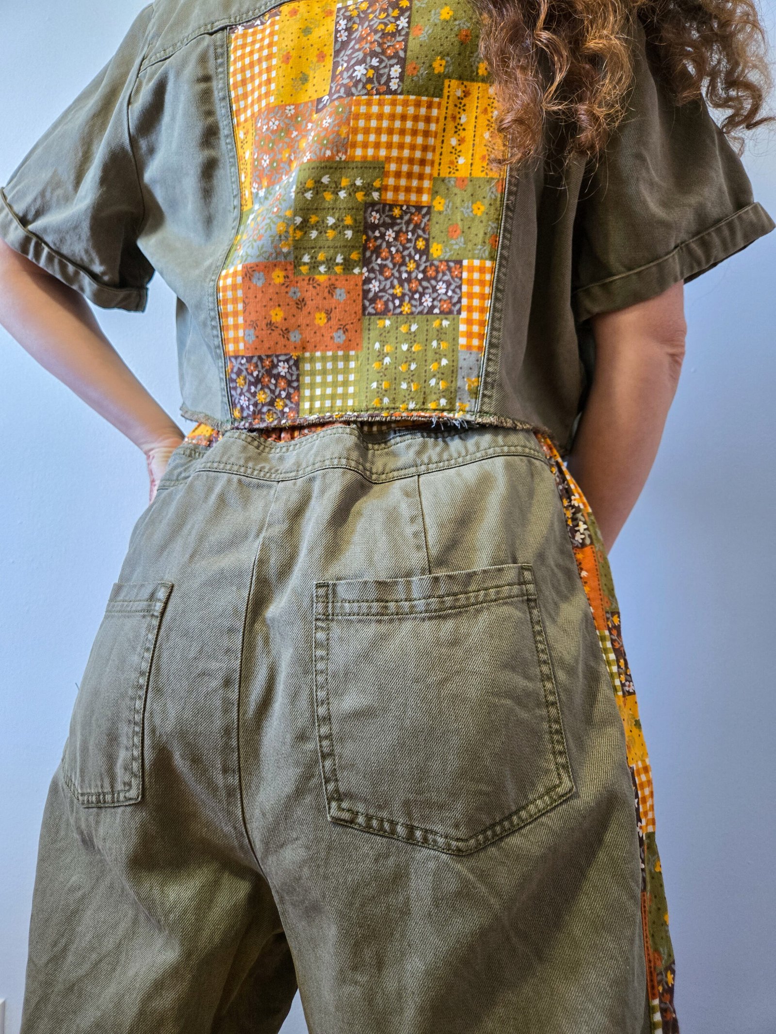 Leaf Reworked Denim Set - Image 3