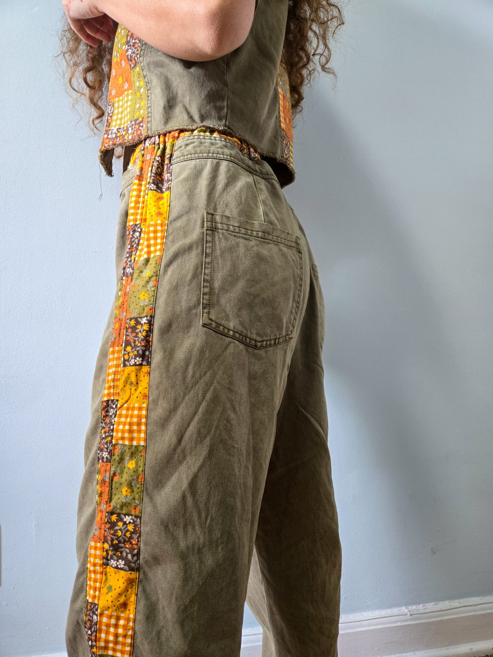 Leaf Reworked Denim Set - Image 12
