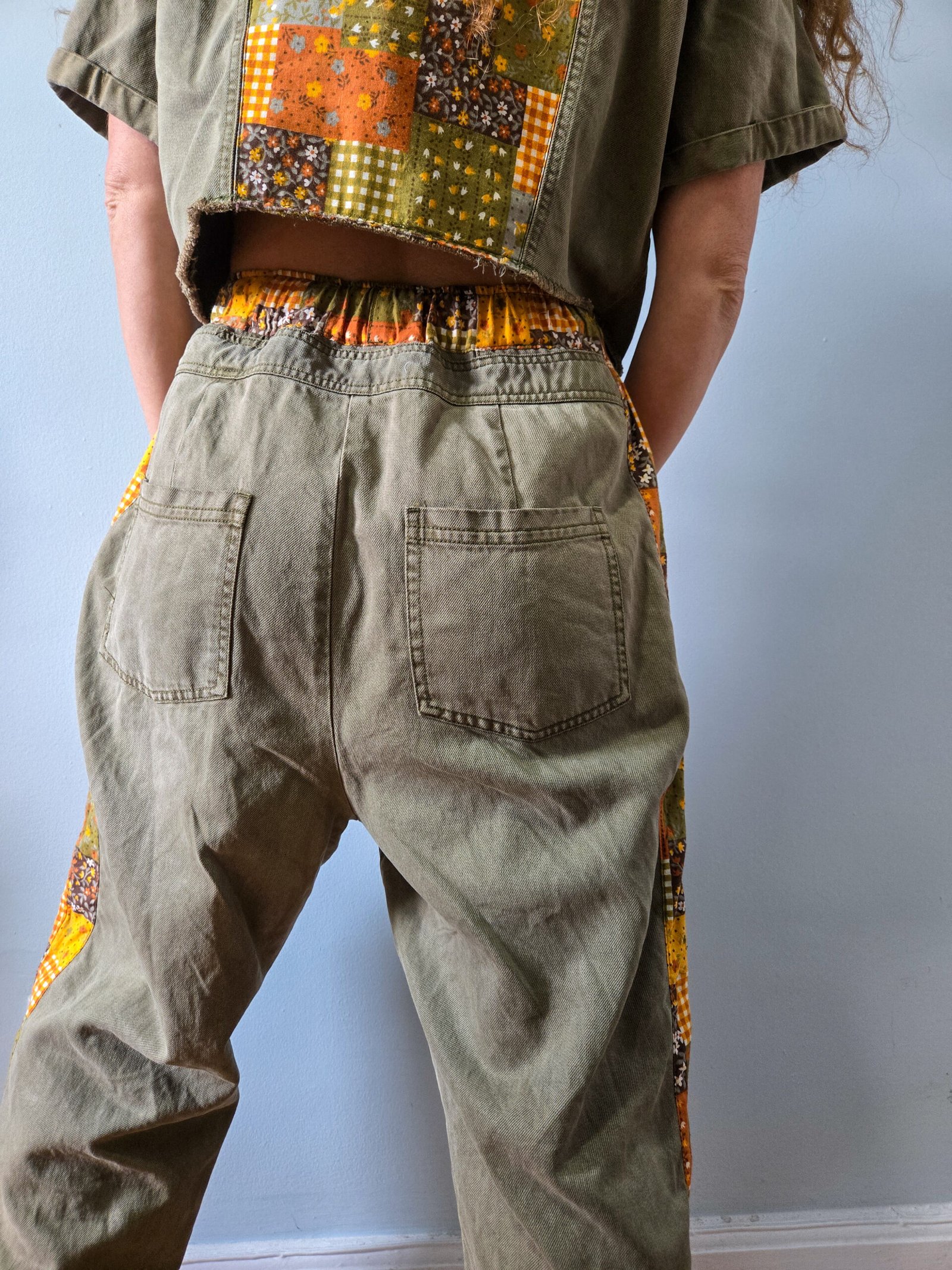 Leaf Reworked Denim Set - Image 10